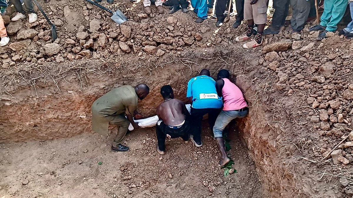 Burned church in Jos